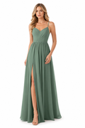 Bridesmaid Dress A-line pleated chiffon